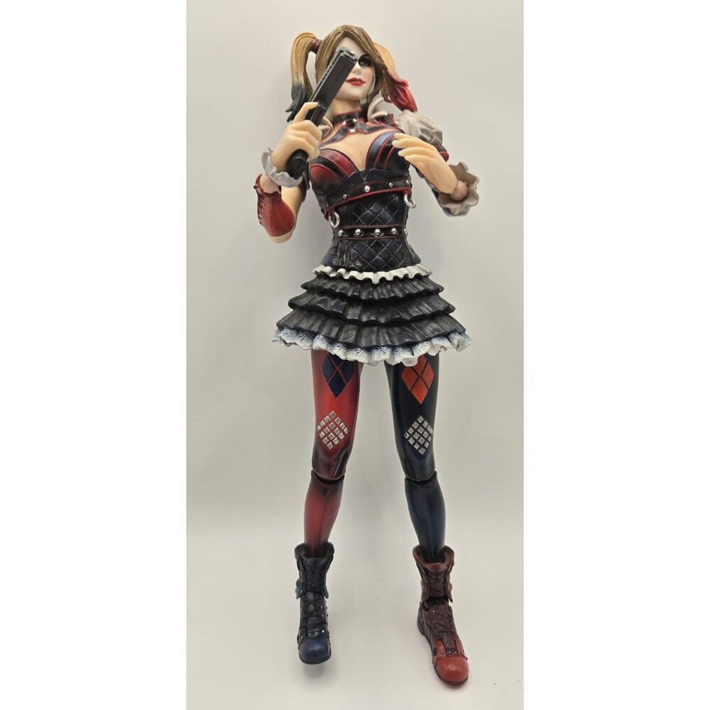 Square Enix Play Arts Kai Harley Quinn Batman Arkham Knight Action Figure Loose